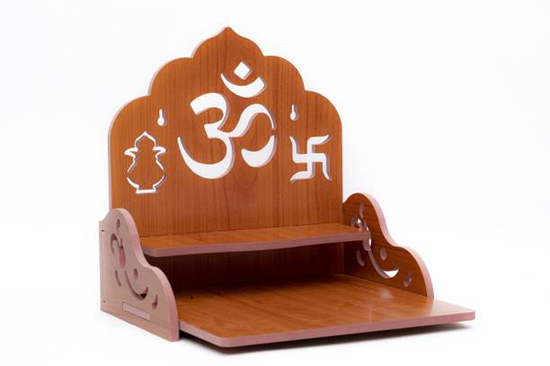 Rudrax TMP2 Engineered Wood Home Temple(Height : 28cm) Engineered Wood Home Temple