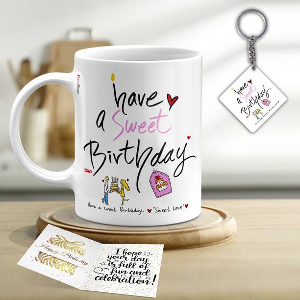 किवस् तर मग, कीचेन, ग्रीटिंग कार्ड गिफ्ट सेट