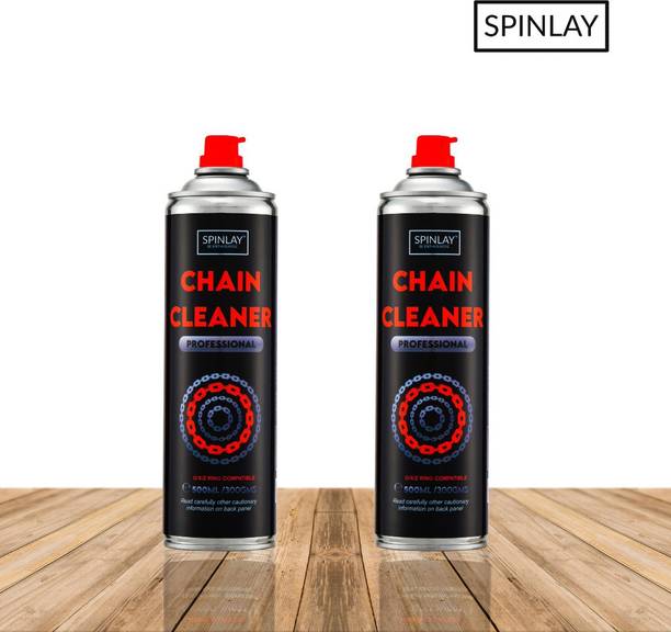 SPINLAY Pack of 2 Chain Cleaner Chain Oil