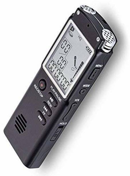 SIOVS Digital Voice Recorder With screen 8GB Rechargeable Voice Recorder| in Built Microphone Mic || High Definition HD Dictaphone | Digital Audio Recorder MP3 Player Recording Pen-CZ97 8 GB Voice Recorder