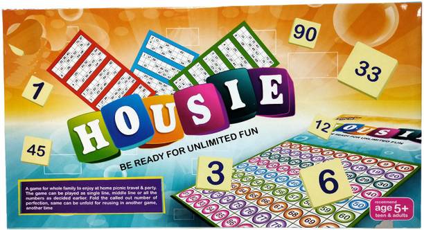 Love And Joy Housie Deluxe Board Game Family Game Party & Fun Games Board Game Board Game Accessories Board Game Party & Fun Board Game