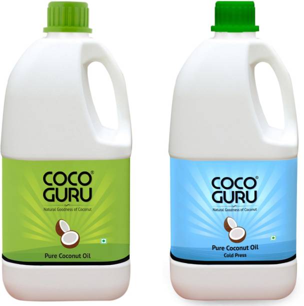 Cocoguru High Grade & Cold Pressed Coconut Oil Can