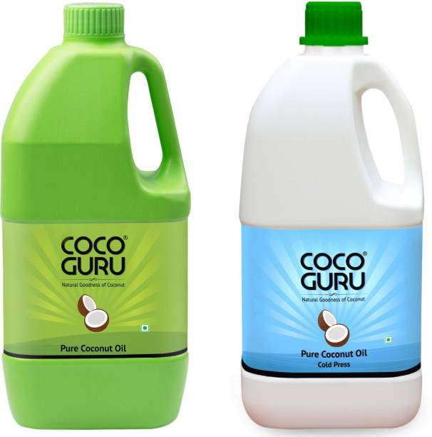 Cocoguru High Grade & Cold Pressed Coconut Oil Can