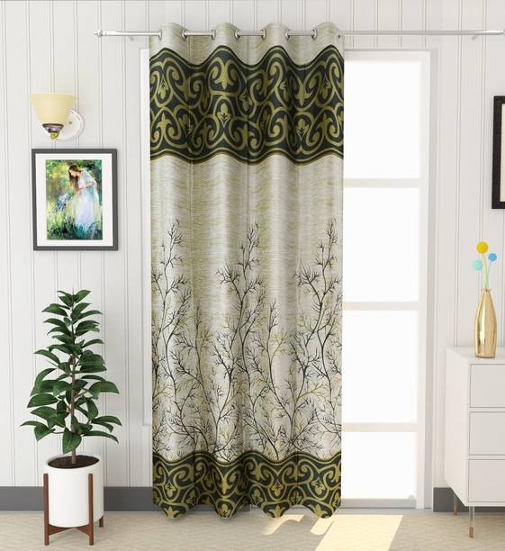 Flipkart SmartBuy 270 cm (9 ft) Long Door Polyester Semi Transparent Curtain Single Curtain