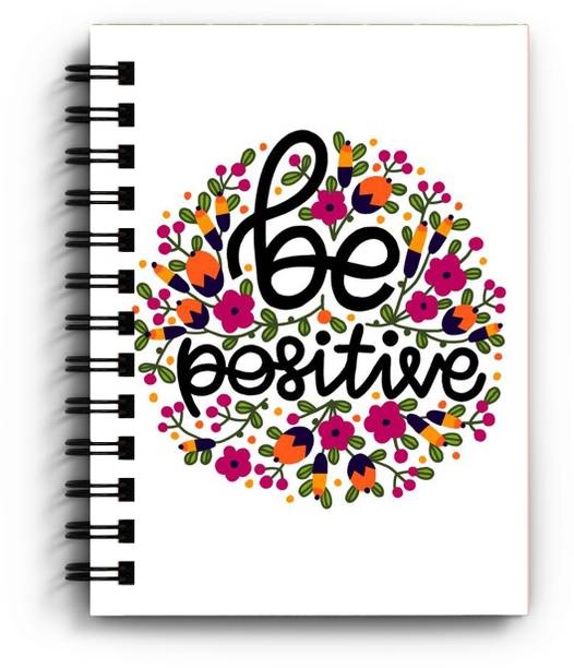 DI-KRAFT Office & Home use notebook spiral diary (6*8 Inch) A5 Diary Unruled 160 Pages