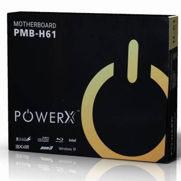 powerx PMB-H61 LGA 1155Socket ATX Intel H61 Chipset DDR3 Motherboard for Desktop
