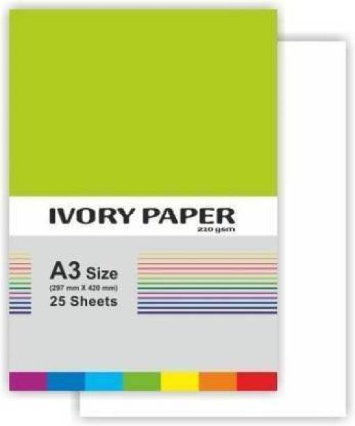 Royal Kraft A3-25 UNRULED A3 210 gsm Drawing Paper