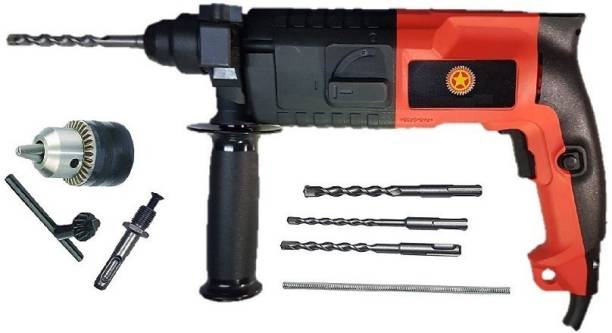 Shafiq international ARKA 650W High Performance 20mm Rotary Hammer Drill Machine Pistol Grip Drill