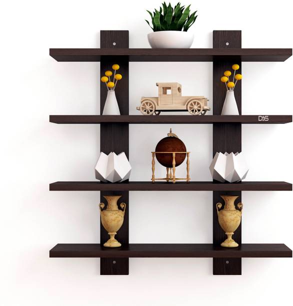 Das Siya Wooden, Particle Board Wall Shelf
