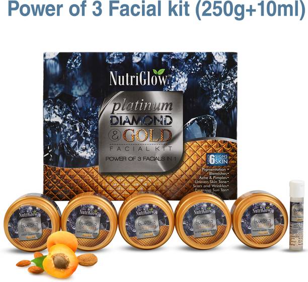 NutriGlow Platinum & Diamond Facial Kit 250 g