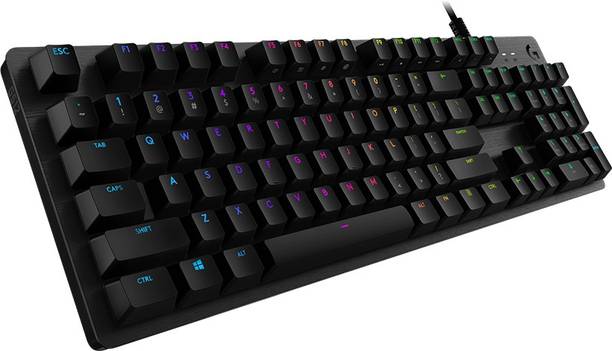 Logitech G512/ Carbon,� Mechanical, RGB Lightsync Backlit Keys Wired USB Standard Gaming Keyboard Compatible with Desktop, Laptop, Mac multimedia_keys,G512/ Carbon,� Mechanical, RGB Lightsync Backlit Keys