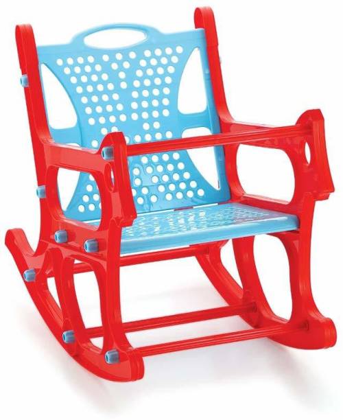 Liza Baby Rocking Plastic Chair for Kids, Rocker and Bouncer with Backrest for 1 Year to 5 Years Age Kids Plastic Rocking Chair