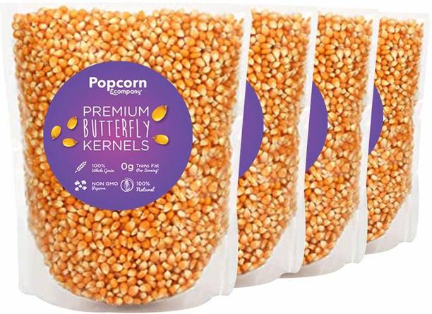 POPCORN&COMPANY Popcorn Kernels 450 GM Pack of 4 NA Popcorn