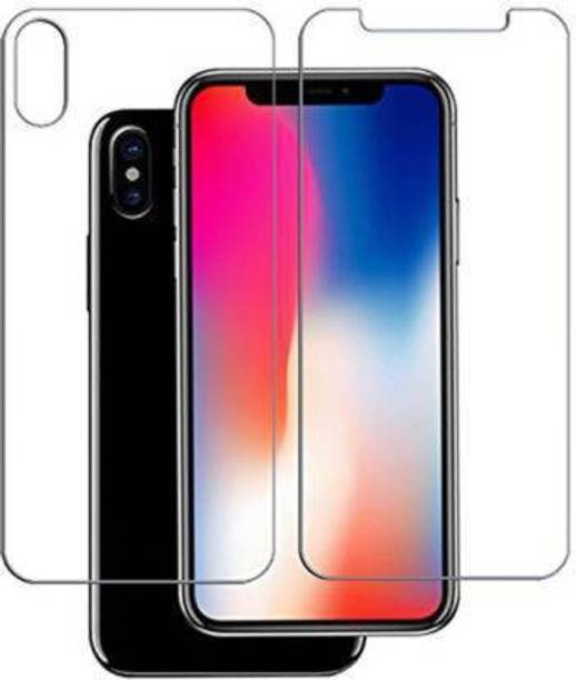 SOMTONE Front and Back Tempered Glass for Apple iPhone X