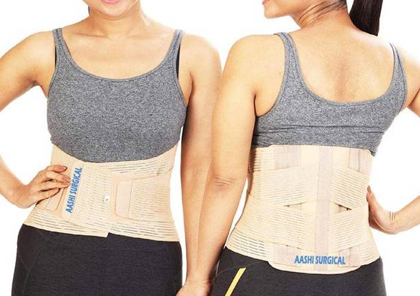 AASH ISURGICAL Lumbo Sacral (L.S Belt) Corset- Back Pain Belt Waist Support Back / Lumbar Support