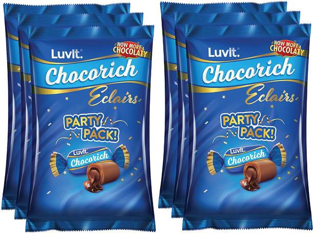 लवइट चोकोरिच क्लासिक एक्लेयर्स चॉकलेट | बर्थडे पार्टी पैक | बार