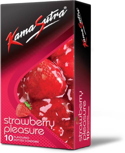 Kamasutra Strawberry Pleasure Flavoured Condoms Condom
