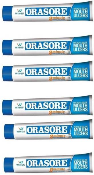 Orasore Mouth Ulcer Gel (Pack of 6) - Mint