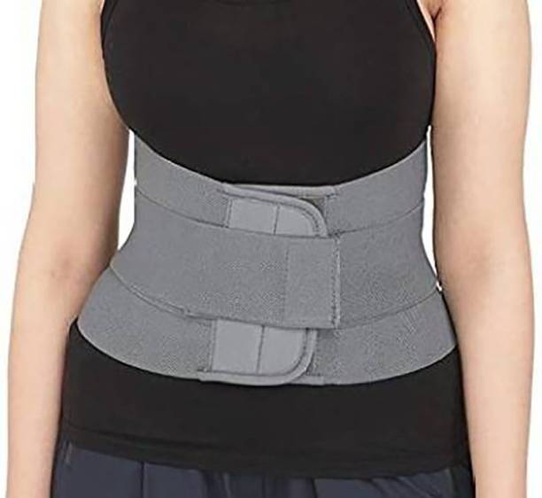 VR SURGICAL Lumber Sacral Support Belt back pain relief for Men & Women, Grey Back / Lumbar Support