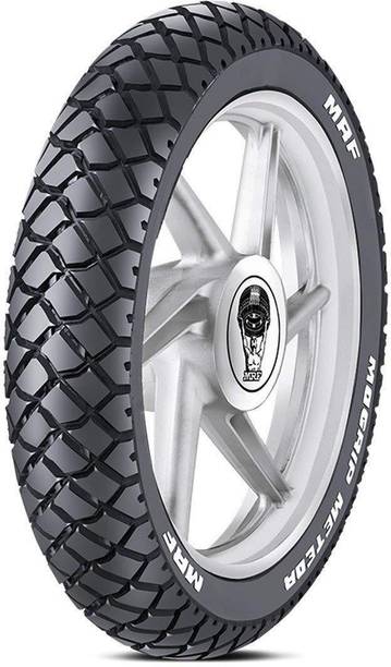 MRF Mogrip Meteor 100/90-17 55P Tubeless Bike Tyre, Rear Rear Two Wheeler Tyre