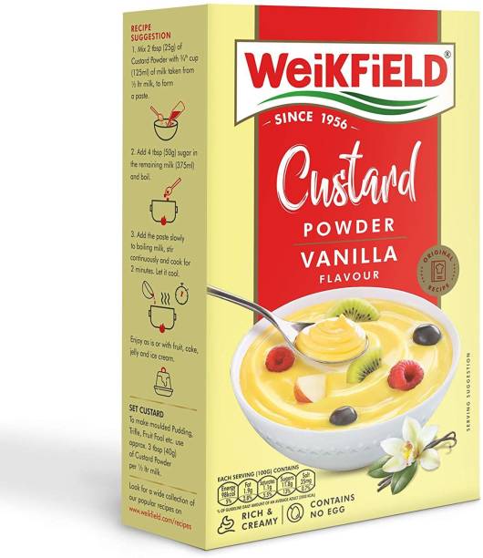 WeiKFiELD Custard Powder Vanilla Flavour 100 Gram Custard Powder