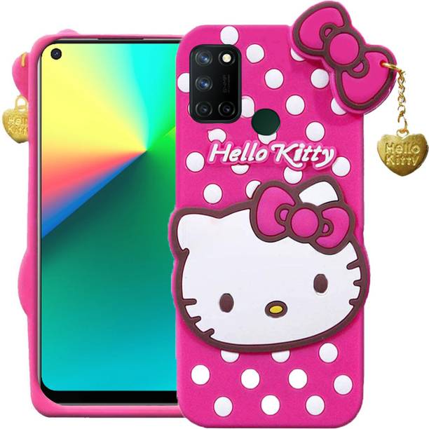 BOZTI Back Cover for Realme 7i, Realme C17, Cute Hello Kitty Case