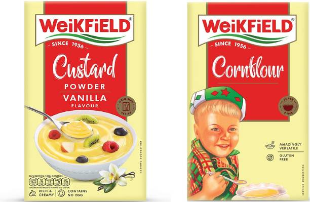 WeiKFiELD Cornflour & Custard Powder 100 gm each