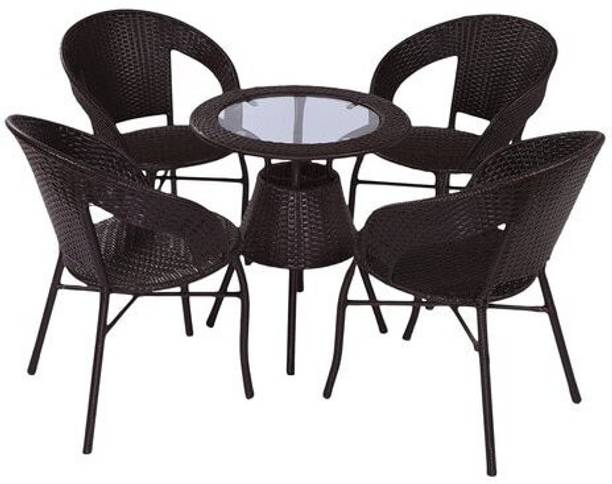 spacepanda Metal Table & Chair Set