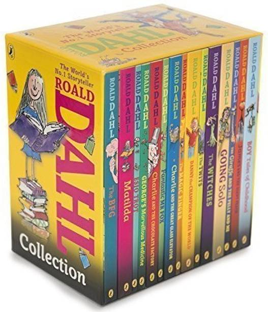 Roald Dahl Collection - 15 Paperback Book Boxed Set Paperback – Box Set,