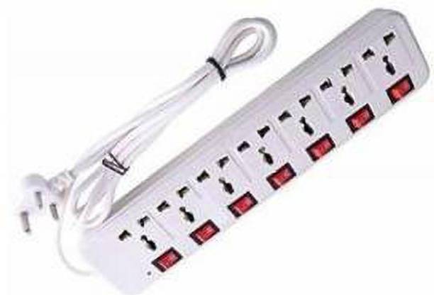 D-DEVOX 3 METER HIGHLY LONG DURABLE LONG WIRE EXTENSION BOARD 7  Socket Extension Boards