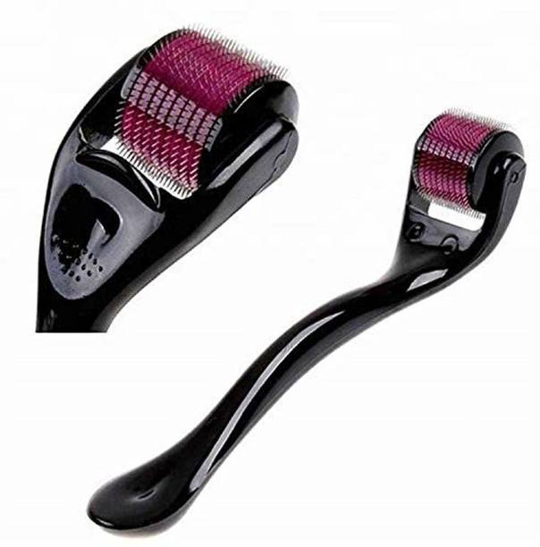 AARADHYAM GJ Derma Roller for Hair Growth and Beard Growth 0.5mm 540 Micro Needles