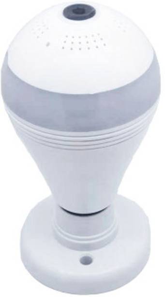 SIOVS CCTV Full HD IP Surveillance 360 Degree Security Led Light Shaped Panoramic Bulb Camera Spy Camera
