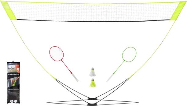 PERFLY by Decathlon BADMINTON EASY SET DISCOVER YELLOW Badminton Kit