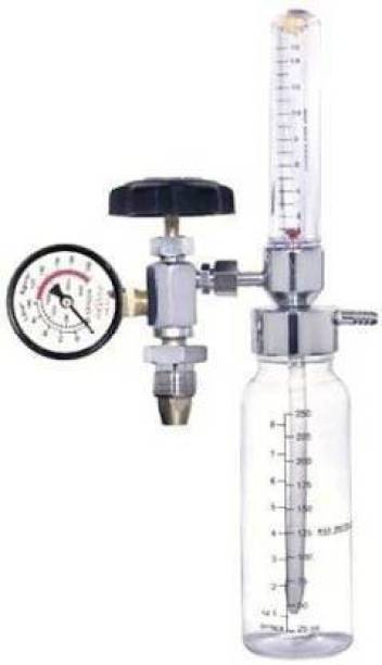 DUKE Oxygen Flow Meter Adjustment Oxygen Valve With Regulator Oxygen Flow Meter With Rotameter & Humidifier Bottle.Oxygen Flow Meter With Regulator. Wall Mount Oxygen Cylinder Holder