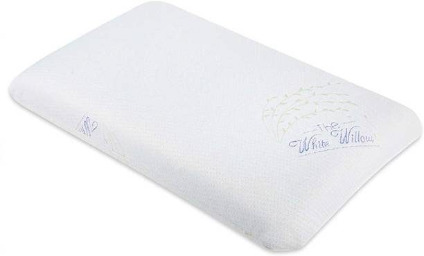 The White Willow Soft Orthopaedic Active Memory Foam, Air, Air Solid Sleeping Pillow Pack of 1