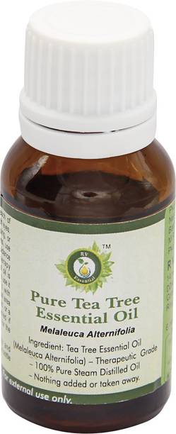 R V Essential Tea Tree Essential Oil 10ml- Melaleuca Alternifolia (100% Pure and Natural Steam Distilled)