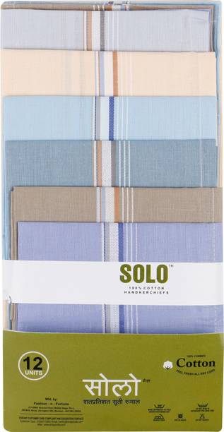 Solo LIGHT COLOR MENS COTTON ["Multicolor"] Handkerchief