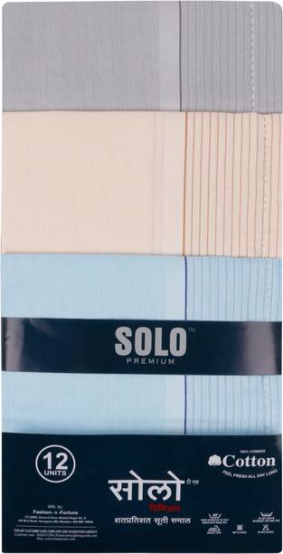 Solo LIGHT COLOR MENS COTTON ["Multicolor"] Handkerchief