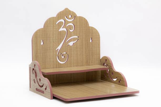 Rudrax Wooden Temple/ Home Temple/ Pooja Mandir/ Pooja Mandap/ Temple for Home Engineered Wood Home Temple.Art and Craft Wooden Temple Beautiful Plywood Pooja Mandir Engineered Wood Home Temple