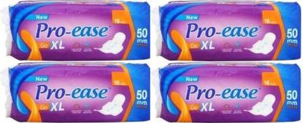 Pro-ease Go XL 16+16+16+16=64 Sanitary Pads Sanitary Pad