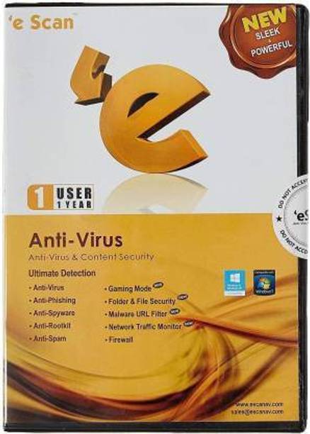 ESCAN Anti-virus 1 User 1 Year (Renewal)