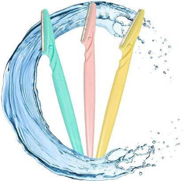 Top Select Women Facial Face Razor Eyebrow Trimmers Blades Shaver (Pack of 1-3 razor), Men & Women