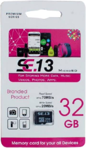 SE.13 PREMIUM 32 GB MicroSD Card Class 10 70 MB/s  Memory Card