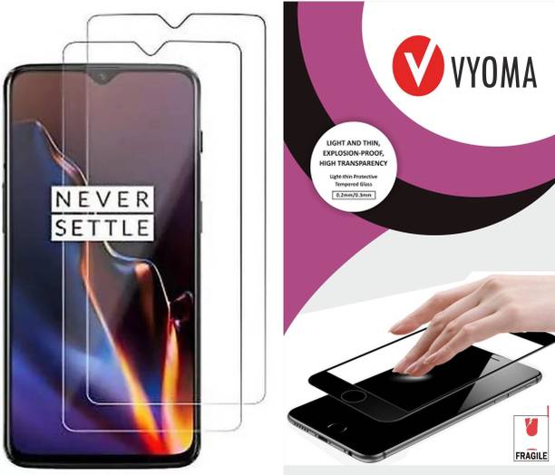 VYOMA Tempered Glass Guard for OnePlus 6T, OnePlus 7