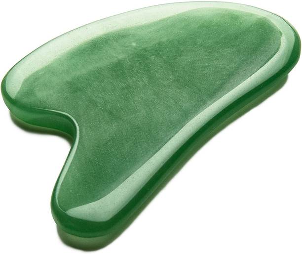 pinkcity creation HEALIT39 Gua Sha Facial Tools, Gua Sha Trigger Point Massager Tool With Smooth Edge for Physical Therapy and SPA Acupuncture Therapy, Green Guasha used for Face, Eyes, Neck and Body. Massager