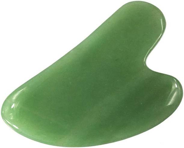 pinkcity creation HEALIT31 Gua Sha Facial Tools, Gua Sha Trigger Point Massager Tool With Smooth Edge for Physical Therapy and SPA Acupuncture Therapy, Green Guasha used for Face, Eyes, Neck and Body. Massager