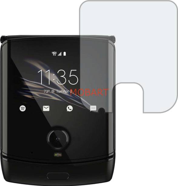MOBART Tempered Glass Guard for MOTOROLA RAZR 2019 (Flexible Shatterproof)