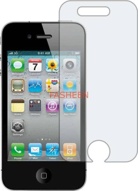 Fasheen Tempered Glass Guard for IPHONE 4S (Flexible Shatterproof)