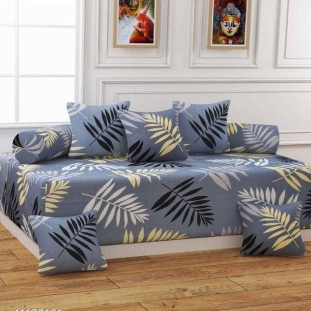 JAAT HUB Polycotton Floral Diwan Set
