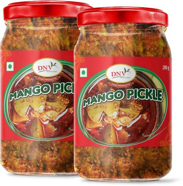 DNV Tasty Fresh Mango Pickle Achaar, Pack of 2 Mango Pickle